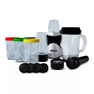 Rca Procesador De Alimentos Juego Con 4 Tazas Rc-3198 Color Negro