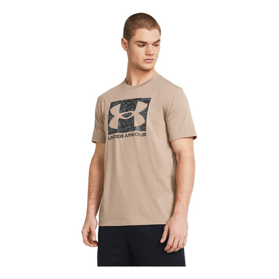 Playera Para Entrenar Under Armour Abc Camo Logo De Hombre