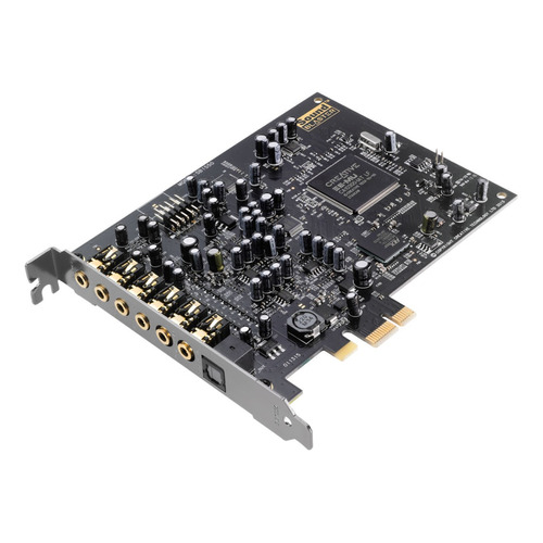Tarjeta de sonido Creative Sound Blaster Audigy Rx 7.1 PCI-e, color negro