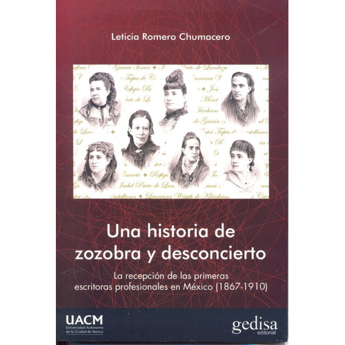 Una historia de zozobra y desconcierto: La recepción de las primeras escritoras profesionales en México (1867-1910), de Romero, Leticia. Serie Palabras Autónomas Editorial Gedisa en español, 2016