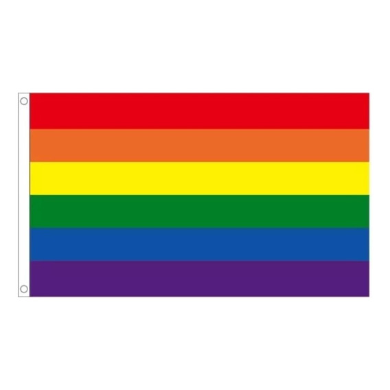Bandera Diversidad Multicolor Orgullo Gay 90 X 60 Cm Lgtb