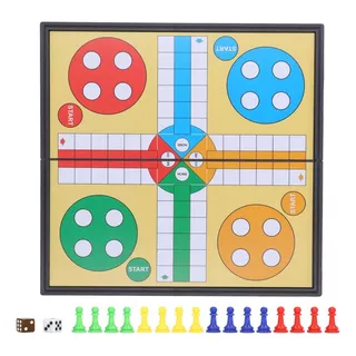 Juego De Mesa Ludo Magnético Juego Familiar Estrategia