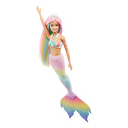 Barbie Dreamtopia Sirena Arcoíris Mágico Mattel Gtf89