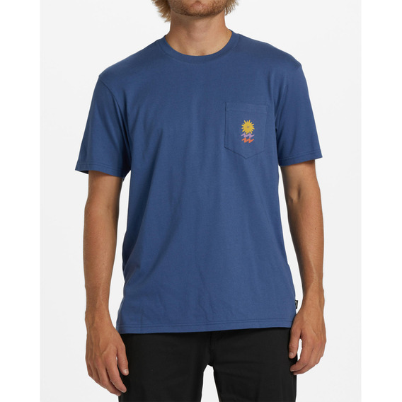 Polo Billabong Freedom Pocket Azul