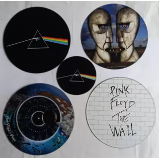 Kit C/ 5 Disco De Vinil  Decoração ( Pink Floyd- Collection)
