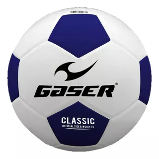 Balón Gaser Futbol Classic Laminado Mate No. 5 Azul