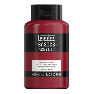 Tinta Acrílica Liquitex Basics Acrylic 400ml Cor Cadmium Red Deep Hue