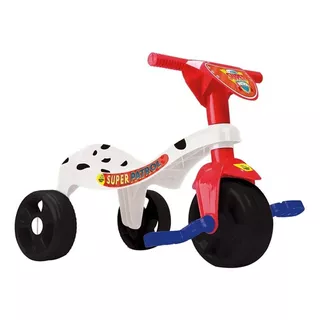 Velocípede Infantil Triciclo Super Patrol - Samba Toys Cor Branco