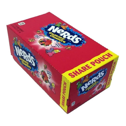 Dulces Nerds Gummy Clusters Gomitas 12 Unidades De 85gr