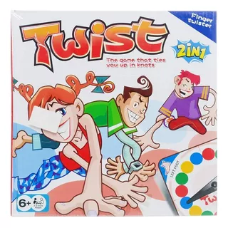 Juego Twister 2 En 1 Familia Twist Tapete Colores Dedos Pies