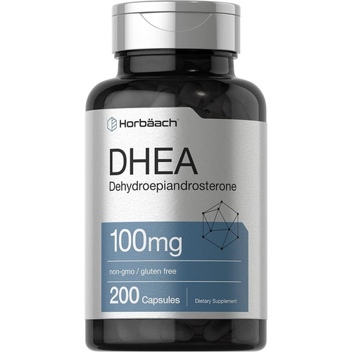 Suplemento en tabletas Horbach  Premium DHEA DHEA en frasco de 132mL 200 un