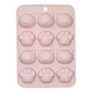 Molde Forma Silicone Para Chocolate/gelo De Gatinho