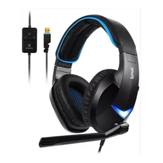 Diadema Gamer Sades Wand Conexi Usb, Sonido 7.1 Para Pc, Ps4 Color Negro