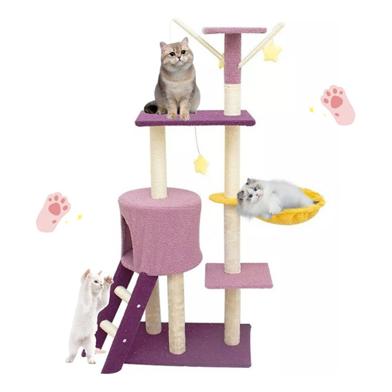 Árbol Para Gatos, Rascador Para Gatos, Torre Pare Gato, Gimn