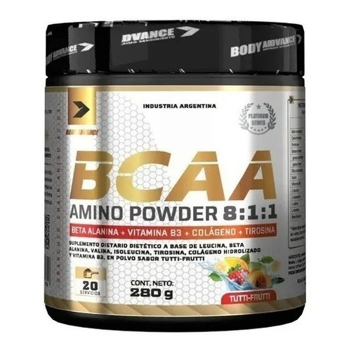 Bcaa Amino Powder 8.1.1 - 280 Gr - Body Advance