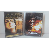 Dvd Box Coleção Rambo - Rocky - Raridade - (10 Dvds)