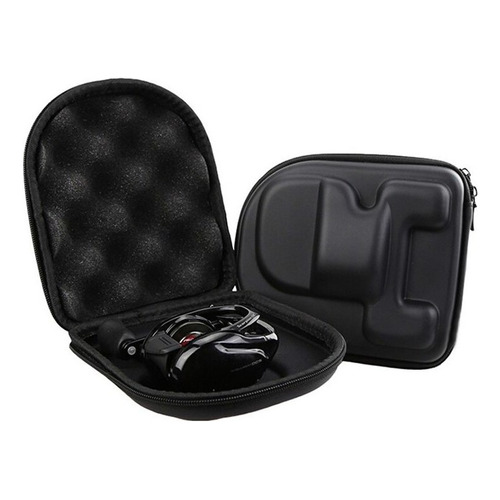 Funda Kastking Para Reel Rotativo Huevito Proteccion Total Color Negro - Manija Izquierda