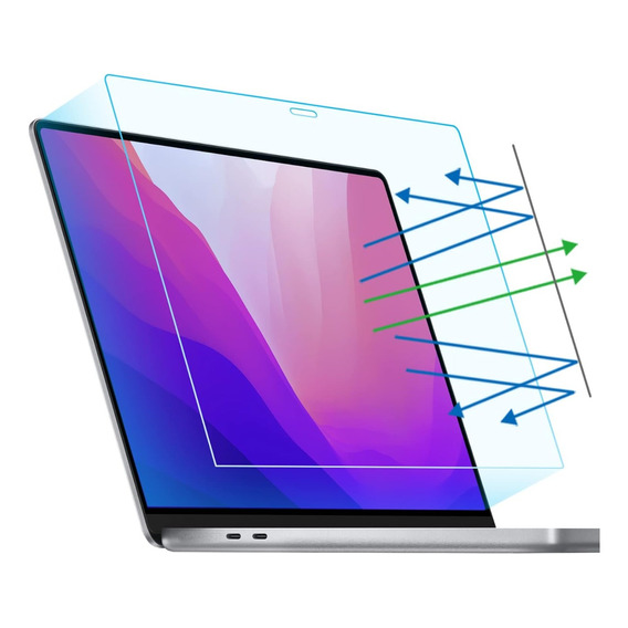 Lámina Vidrio Templado Para New Macbook 13 Pro / Air M1 2021