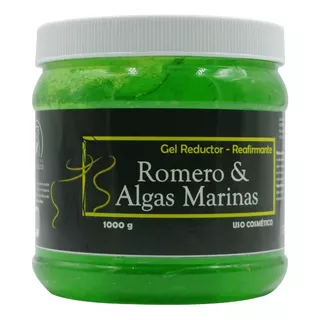  Gel Reductor Con Extracto De Romero & Algas Marinas (1 Kilo) Fragancia Mentol