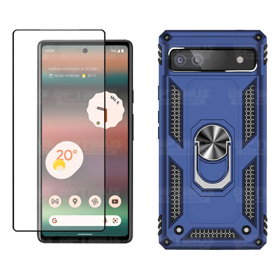 Kit Cristal+ Case Resistente Para Smartphone Google Pixel 6a