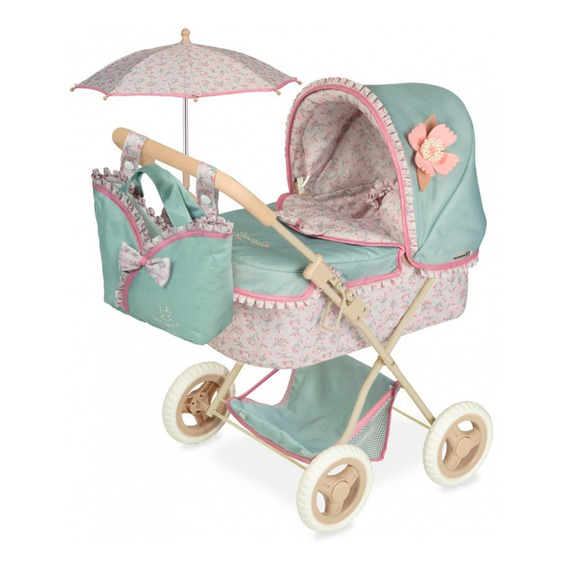 Coche Plegable Muñecas Sky + Bolso + Paraguas Niños Juguete