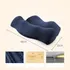 Almohada Cervical, Almohada De Apoyo Azul Oscuro 46cmx33cm