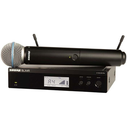 Microfono Shure Inalambrico Blx24r B58 Blx Color Negro