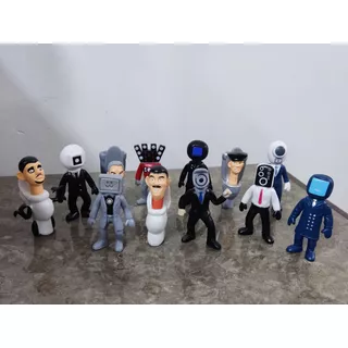 Figuras Individuales De Skibidi Toilet Y Titanes 