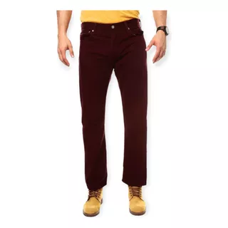 Pantalon Levis 501 Vino Hombre Recto 00501-2656 Original