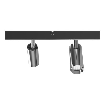 Plafon 4 Luces Nacho+eye Cromo Diseño Alta Calidad 20374 Rd