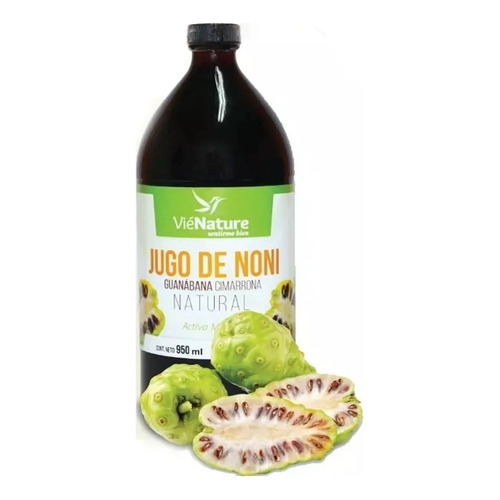 Jugo De Noni Totalmente Puro Natural Y Saludable Guanabana