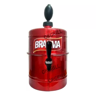 Chopeira Cervejeira Brahma Portátil Almuínio - 5,2 Litros 