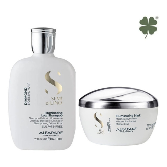 Shampoo + Máscara Alfaparf Semi Di Lino Diamond Illuminating