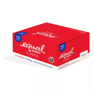 Equalsweet Clásico 400 Sobres - Pack X 3 Cajas 