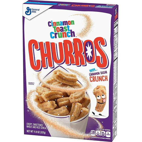 General Mills Cereal De Arroz Y Trigo Crujient Churros 337 G