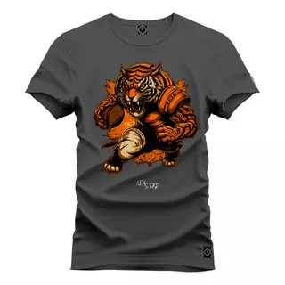 Camiseta Estampada T-shirt Tigre Basquete