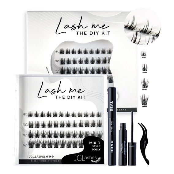 Jglashes Lash Me. Kit De Extensiones De Pestañas En Casa