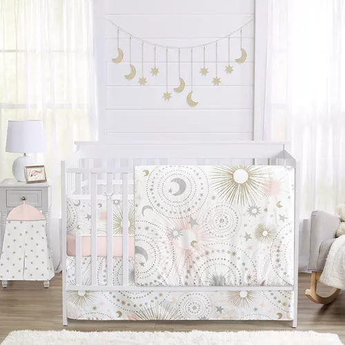 Parachoques de malla transpirable para cama de bebé, juego de cama