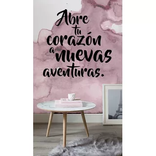 Vinilos Decorativos Vinil Pared Frases Letras Abre Tu Corazo