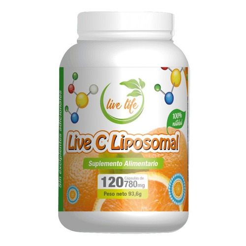Vitamina C Liposomal 120cap  780mg Aminas Nutricion Sabor No Aplica