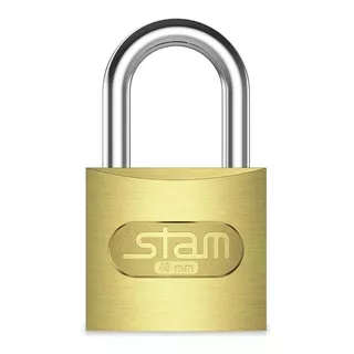 Cadeado Stam 40 Mm Zamac E-coat Cor Dourado