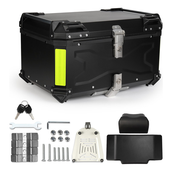 Caja Para Moto Top Case Maletero De Aluminio Para Moto 80l