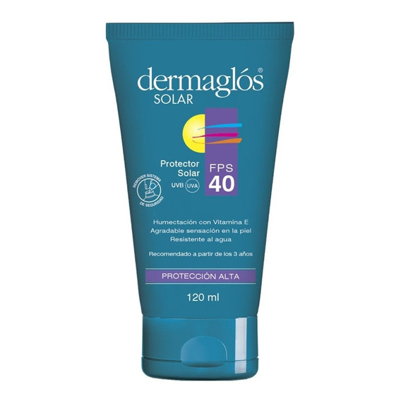 Dermaglós Solar Fps 40 Protección Alta X120ml - Protector