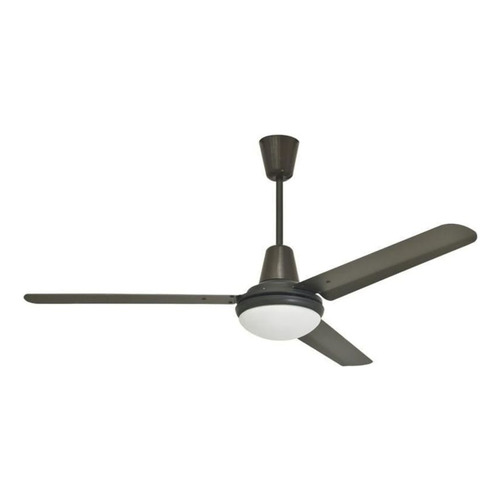 Ventilador de techo Copacabana Copacabana I bronce con 3 aspas de  aluminio, 56" de diámetro