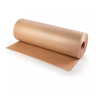 Papel Pardo Kraft Puro 2 Bobinas 60cm 10 Kg Cada 250 Metros 