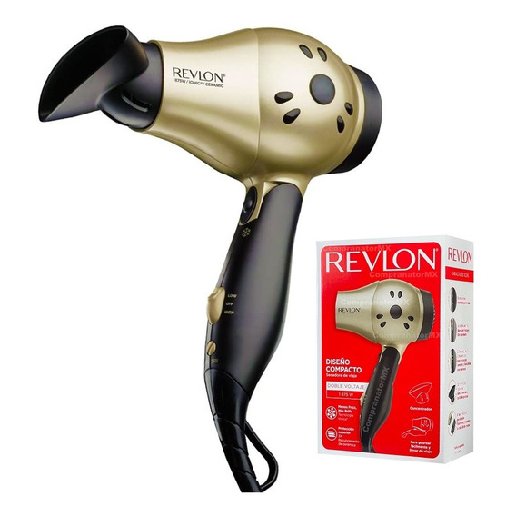 Secadora Cabello Revlon Plegable Iones Cerámi Compacta Viaje