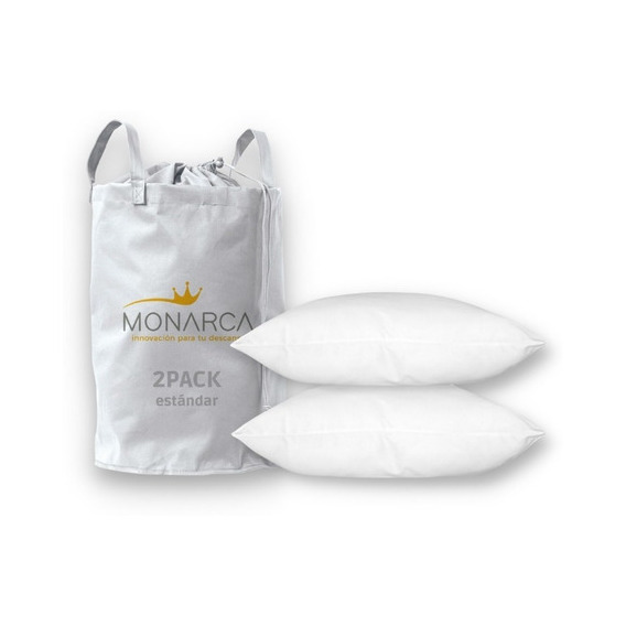 2 Pack Almohada Hotelera Good Night 2 Estandar Firme Color Blanco