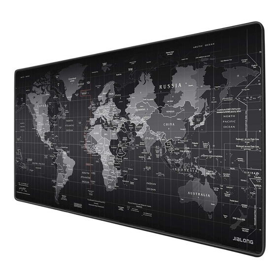 Mouse Pad Xl 90x40 Cm Mapa Mundo  Mundi 