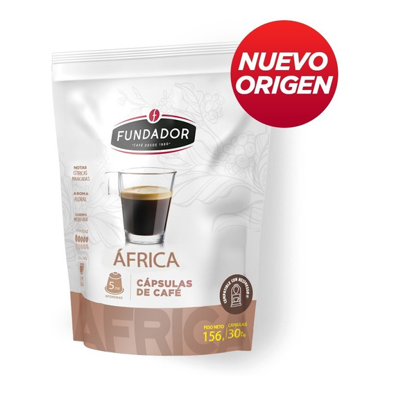 Cápsulas Café Fundador África - Comp. Nespresso® X 30 U