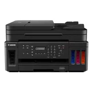 Impresora A Color Multifunción Canon Mega Tank G7010 Con Wifi Negra 100v/240v